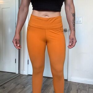 Danskin Burnt Orange High-Rise Leggings